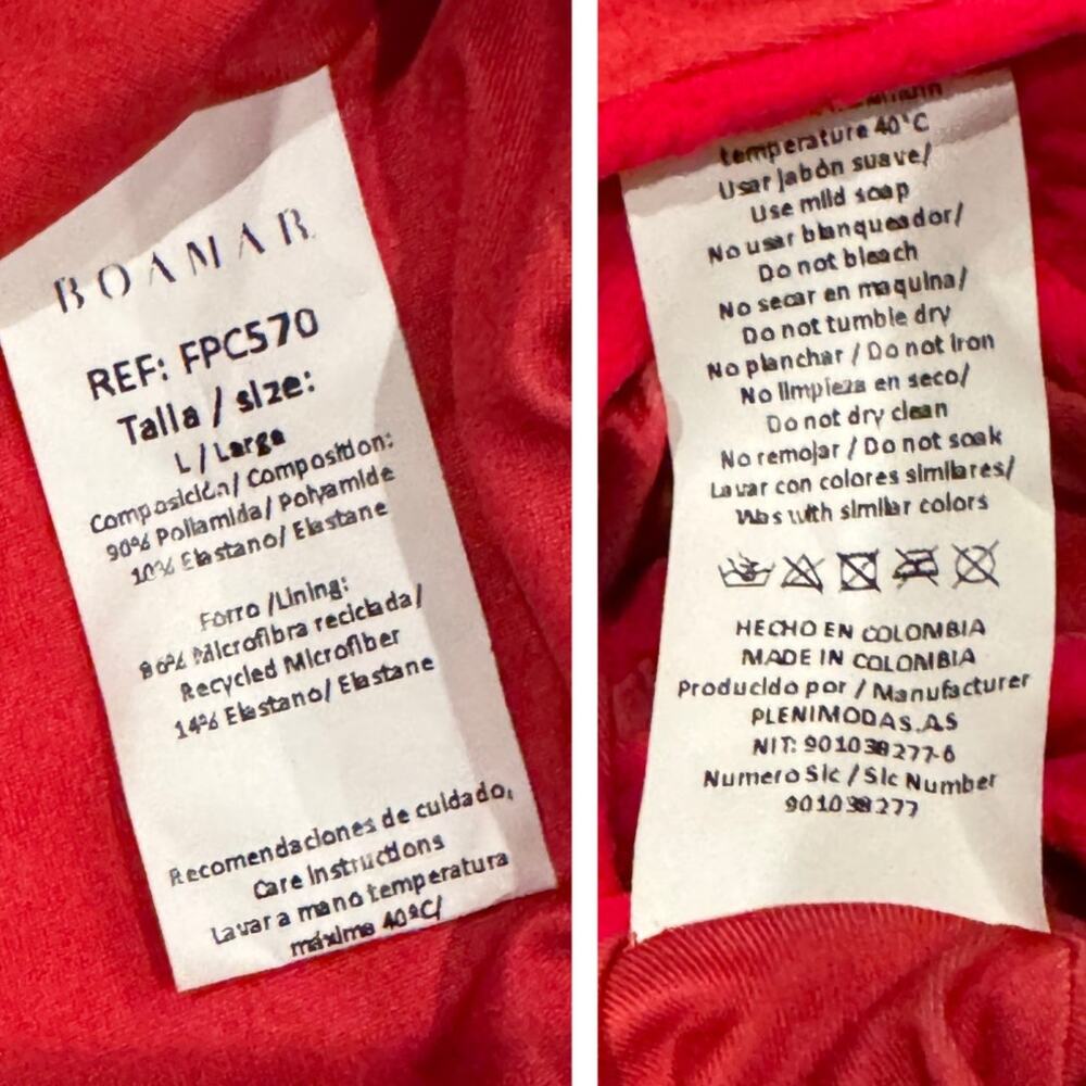 BOAMAR Neff Jacquard One-Piece Swimsuit Size Large - Picture 11 of 14